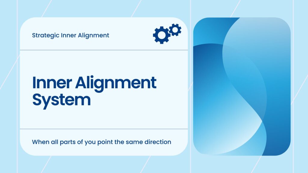 Inner Alignment System graphic – integrating mind, heart, and intuition for sustainable presence, part of Perfect Blend's Strategic Inner Alignment pillar